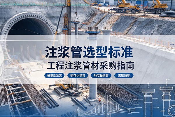德阳注浆管选型标准