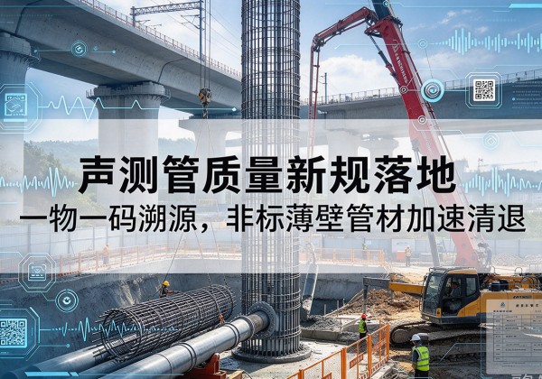 德阳声测管质量新规落地，一物一码溯源，非标薄壁管材加速清退